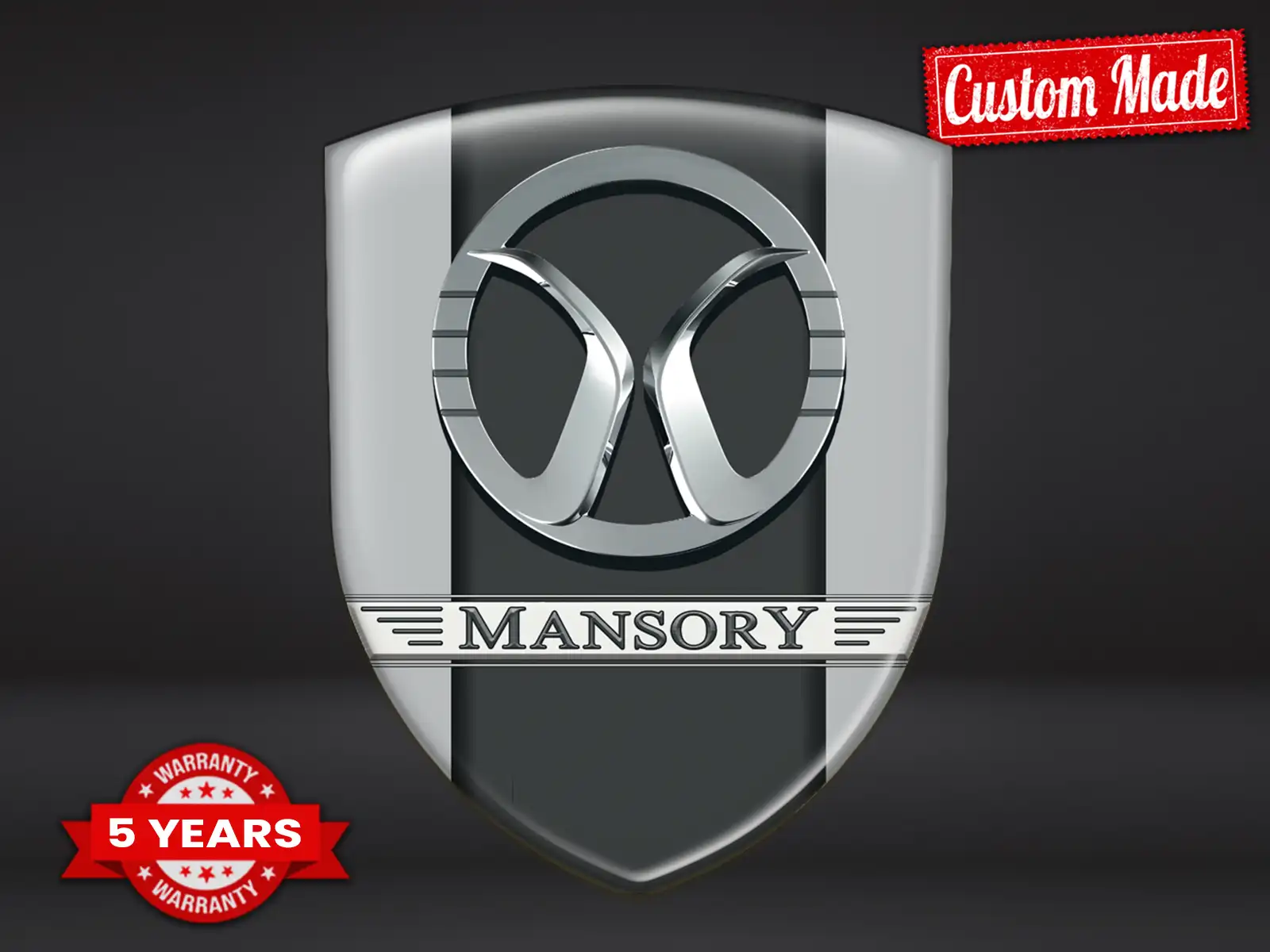 Mansory Windschutzaufkleber Limitiert Edition Robust Auto